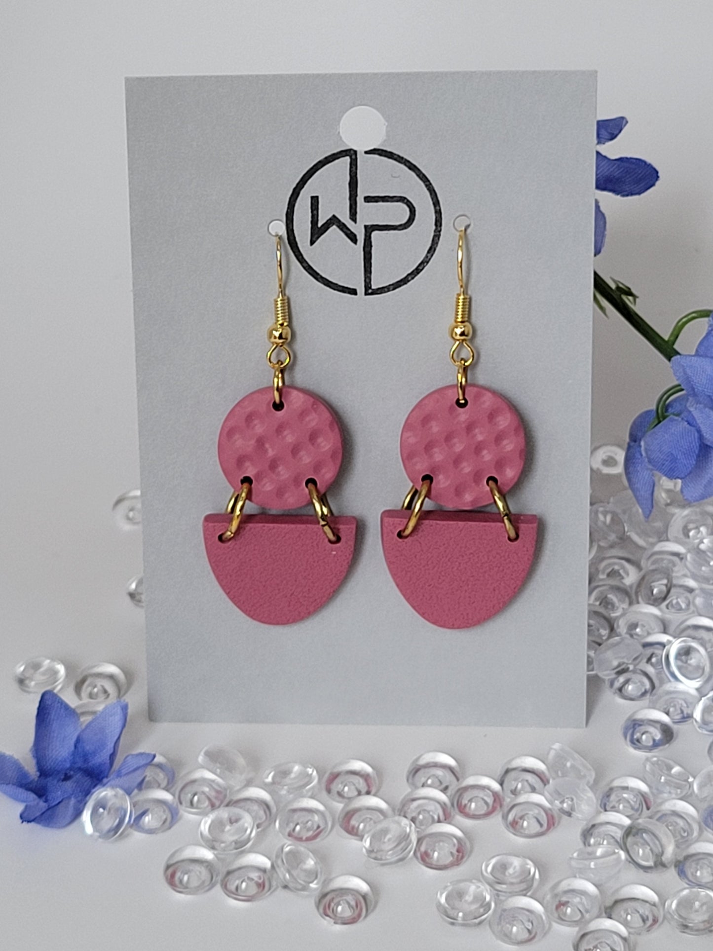 Gold Hook Dangle Earrings