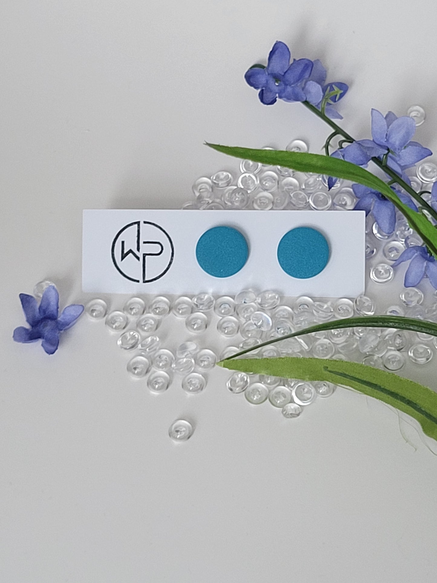 Teal Blue Studs