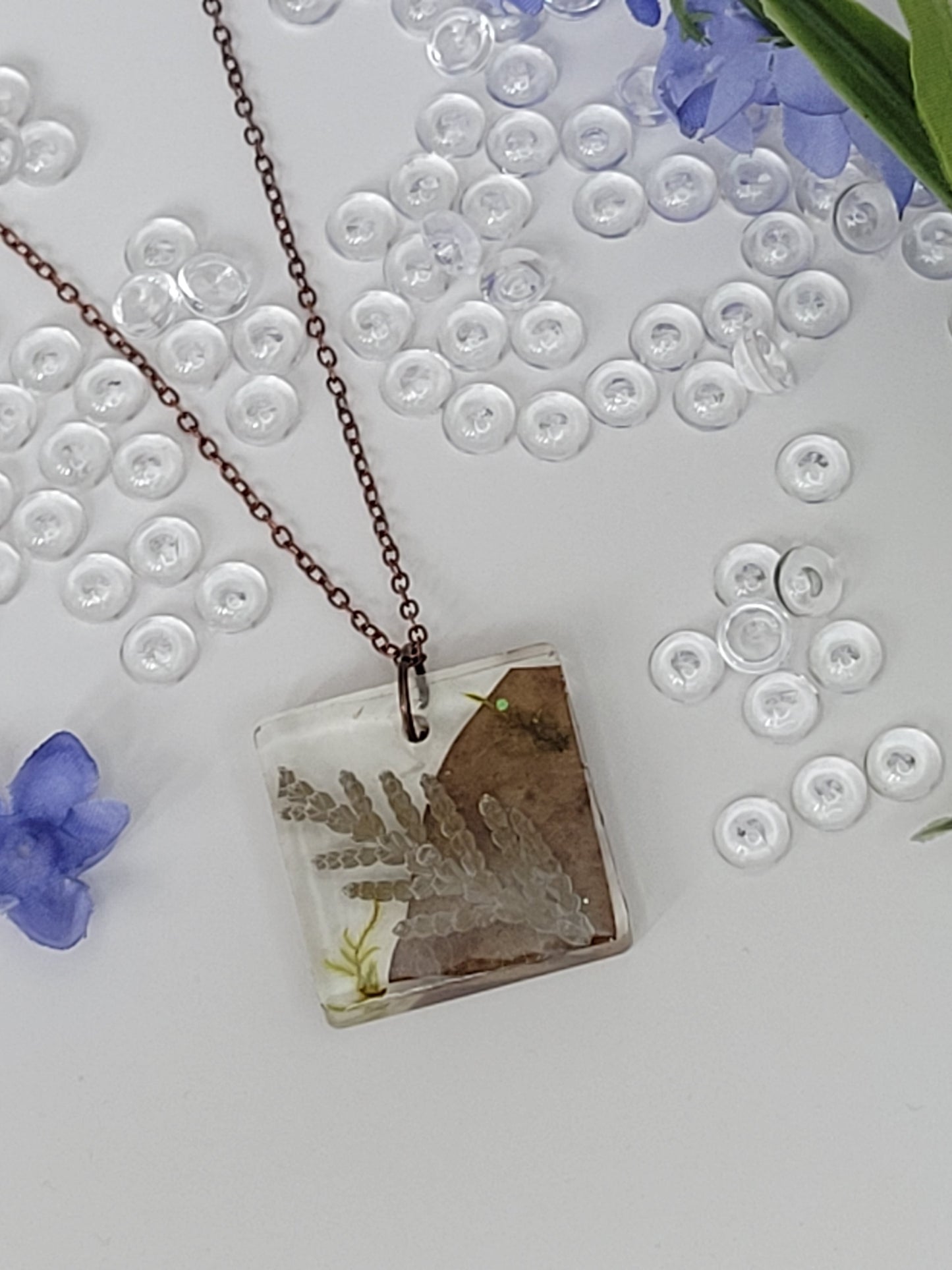 Square Leaf Necklace