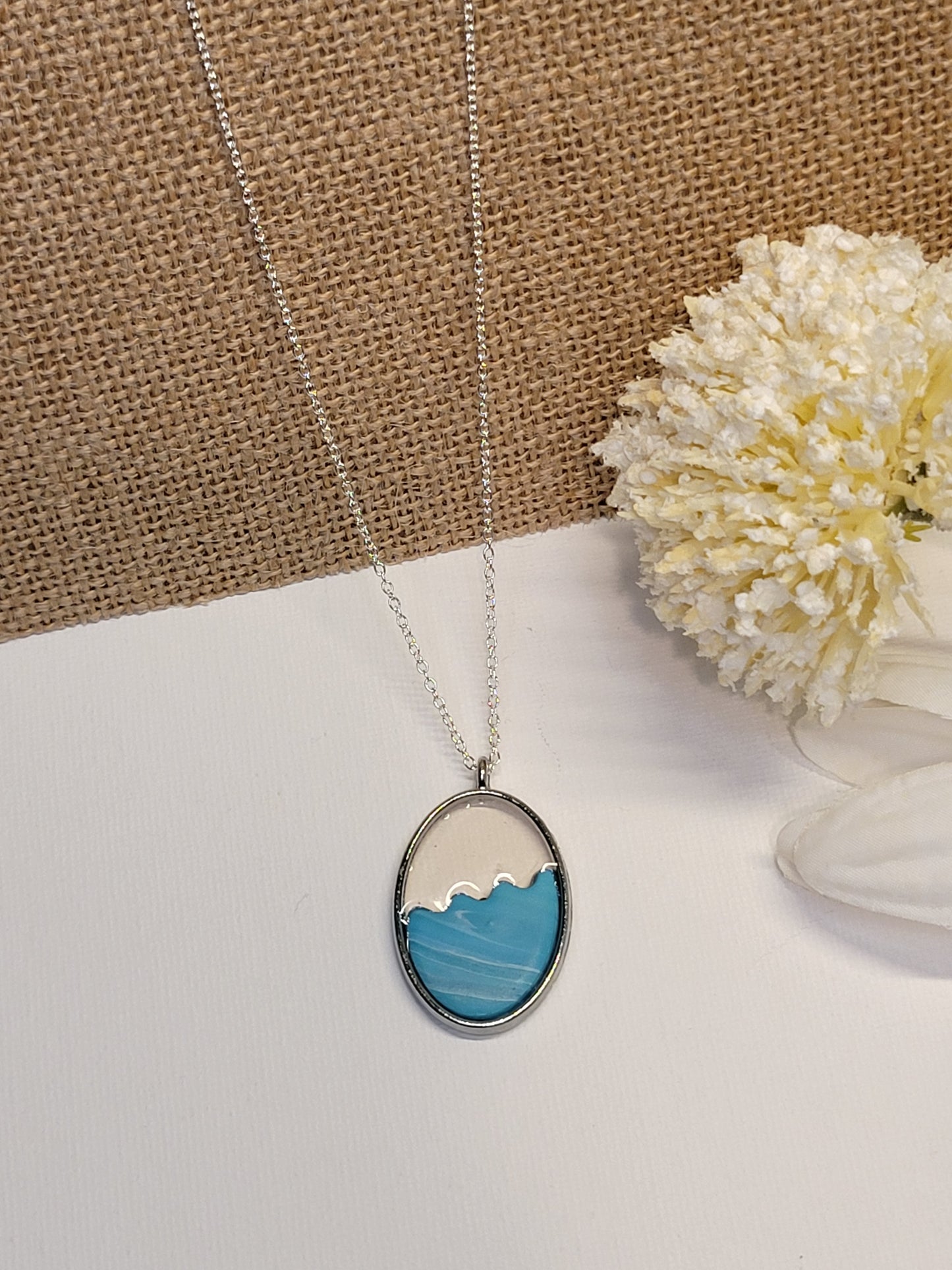 Blue Waves Necklace