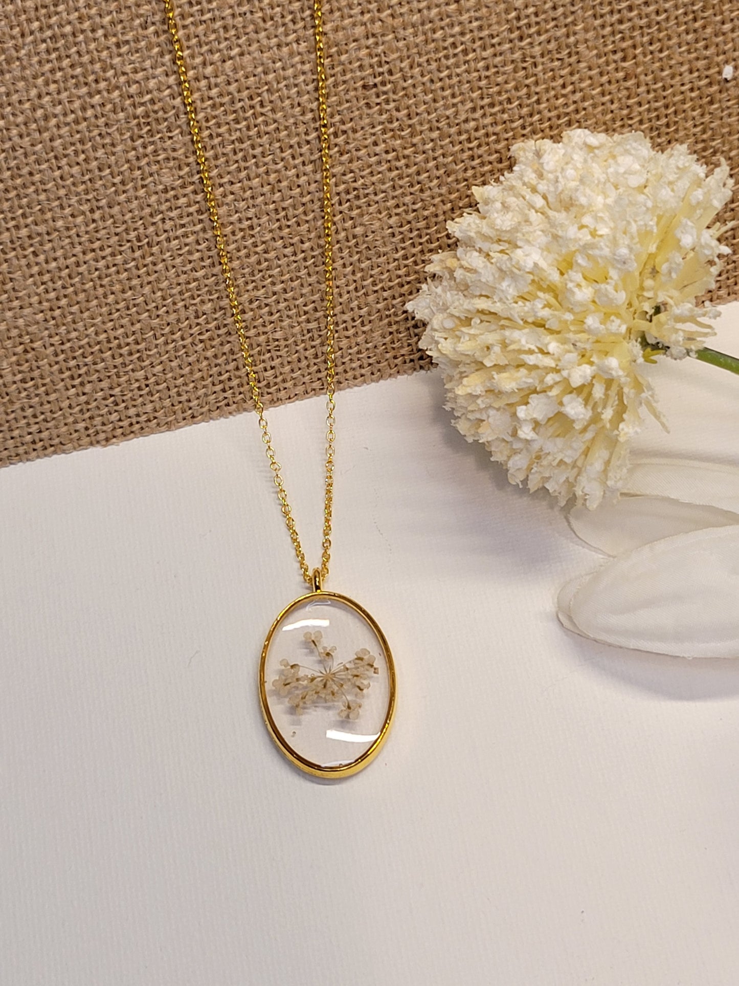Gold Floral Necklace