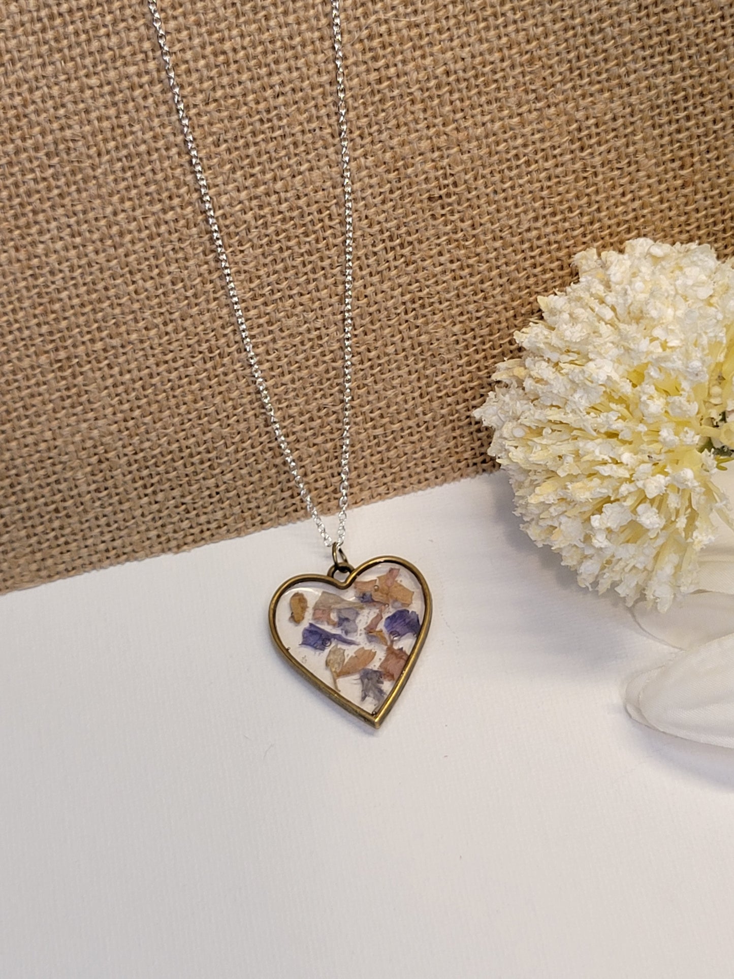 Floral Heart Necklace