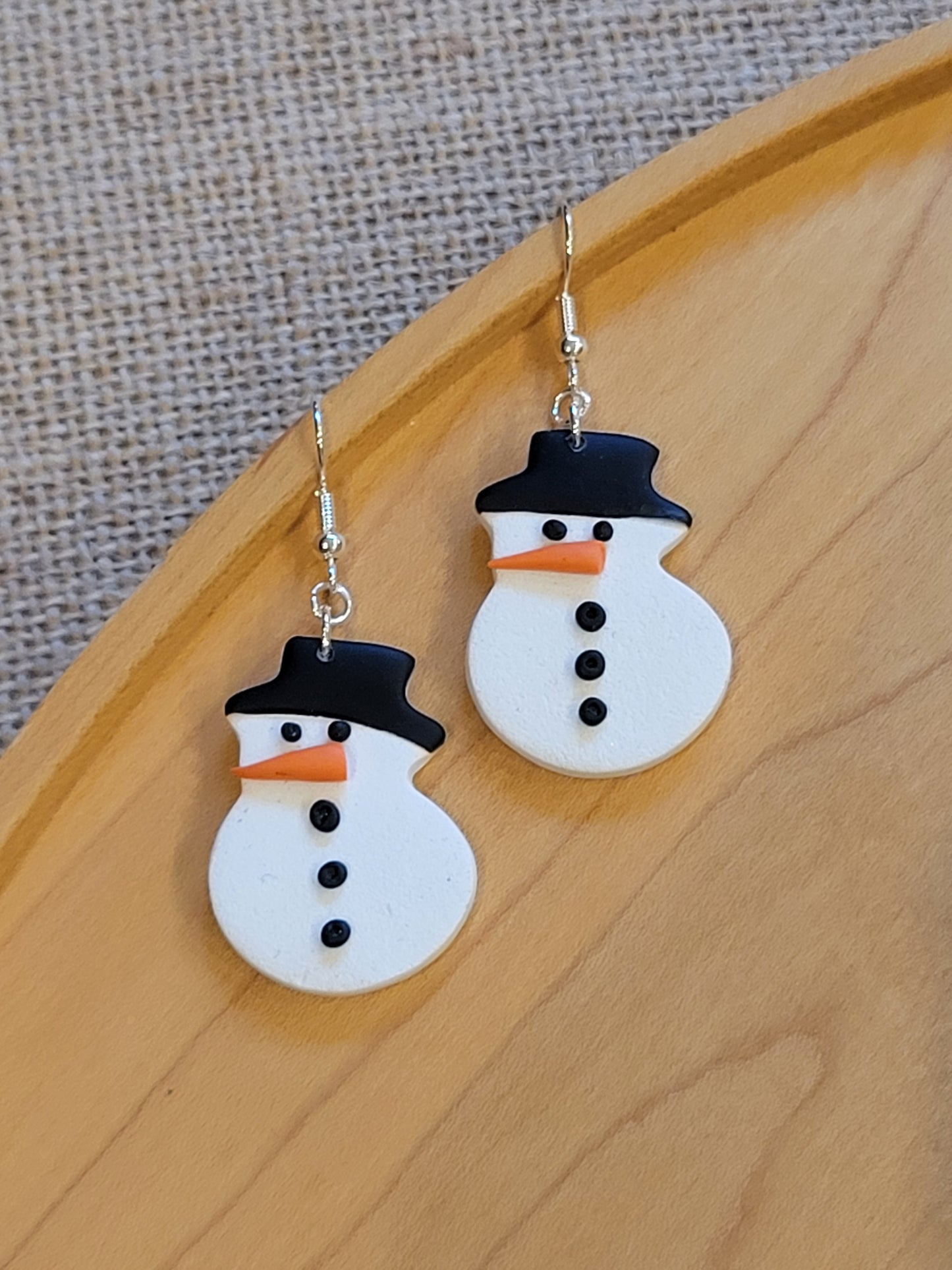 Snowman Hook Earrings