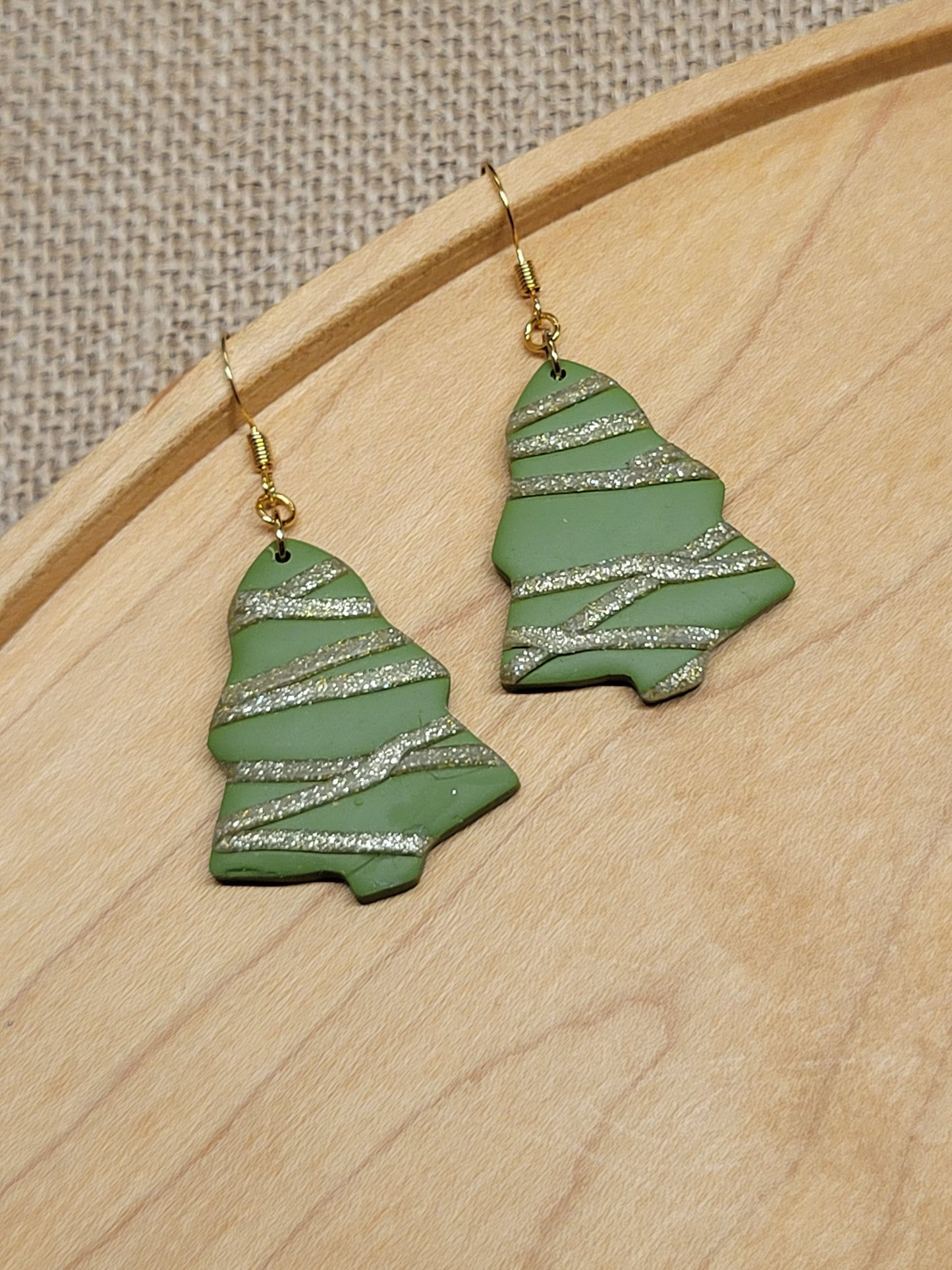 Christmas Tree Hook Earrings