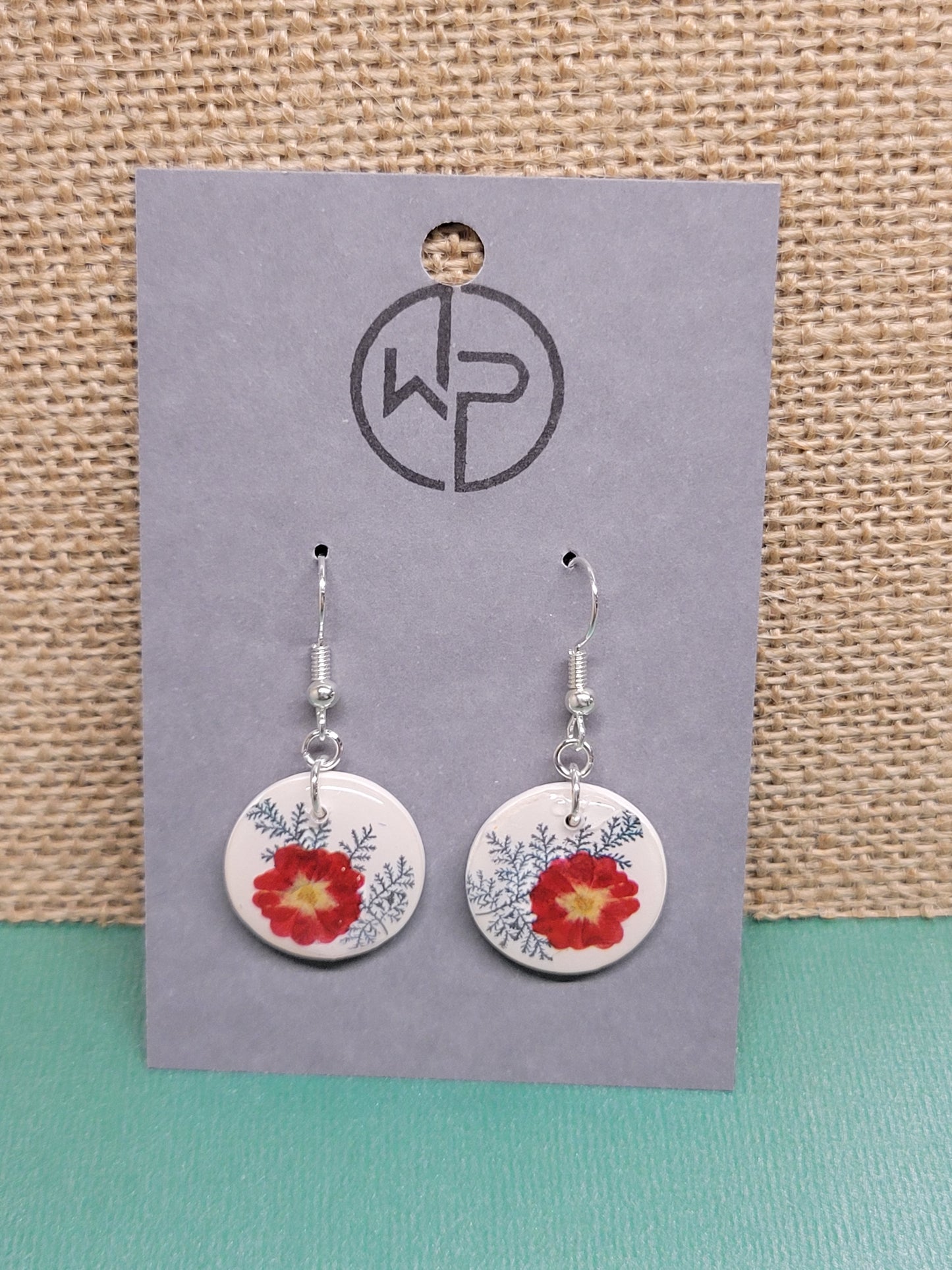 Floral Resin Earrings