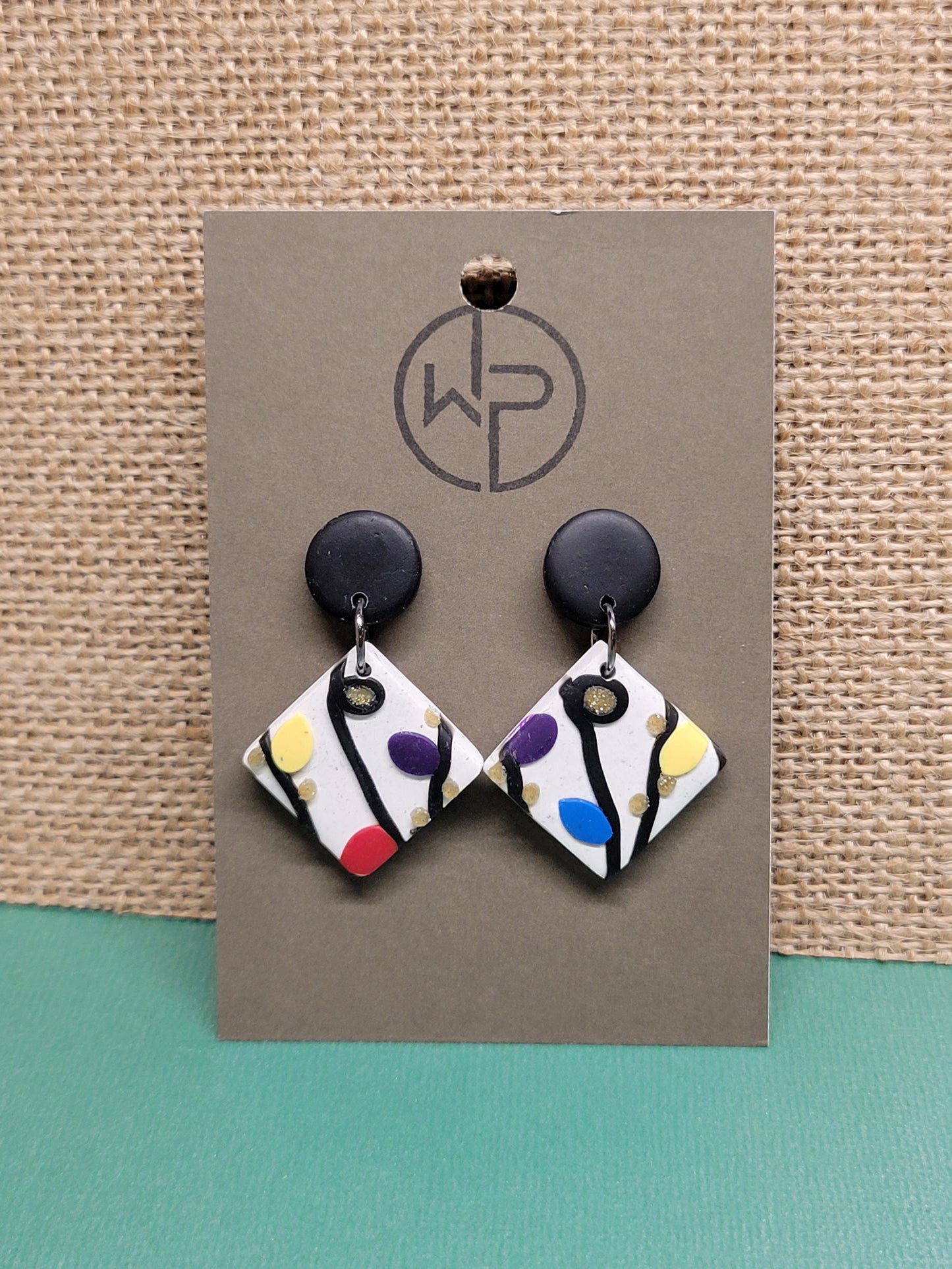 Christmas Lights Drop Earrings