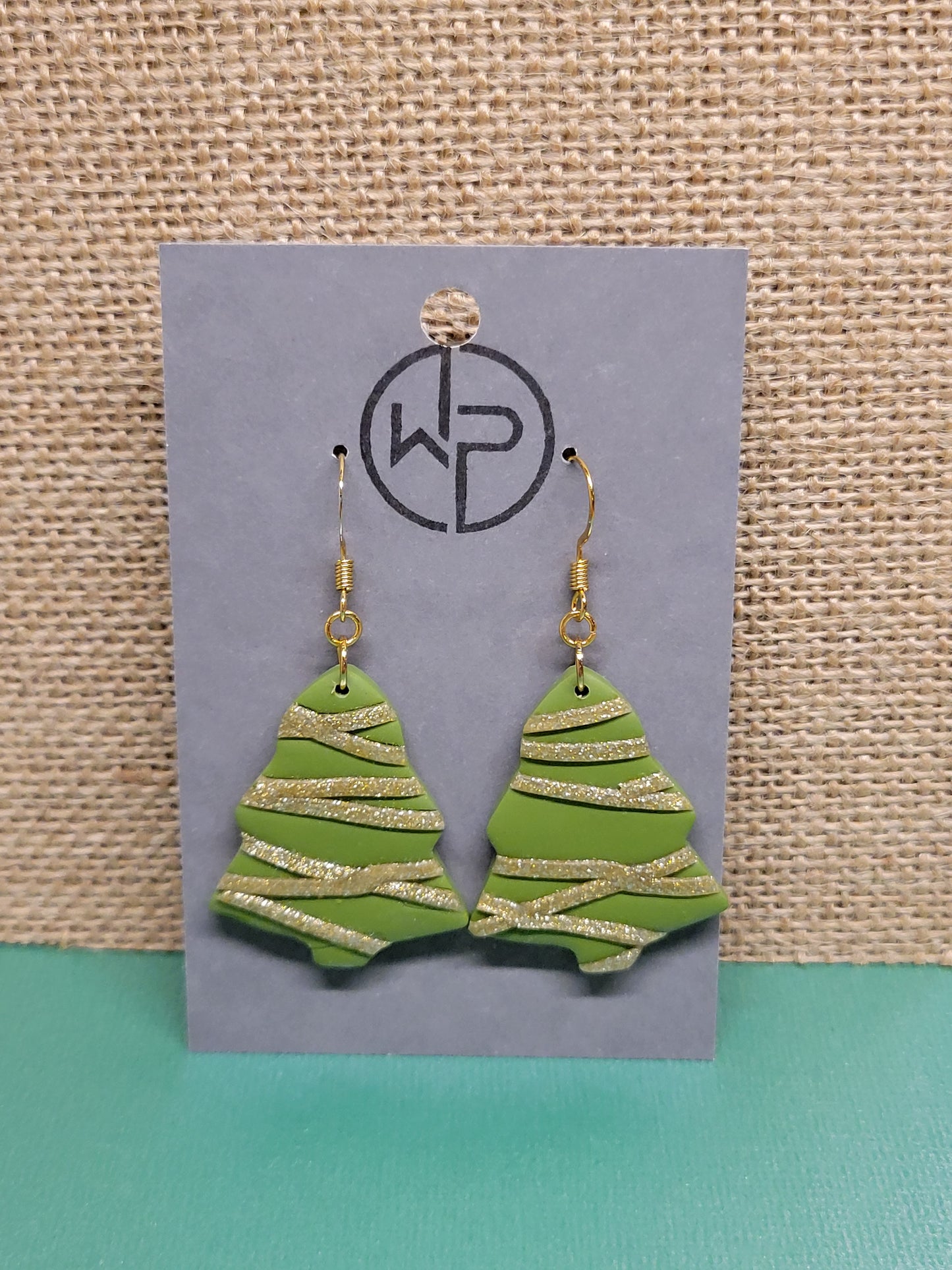Christmas Tree Hook Earrings