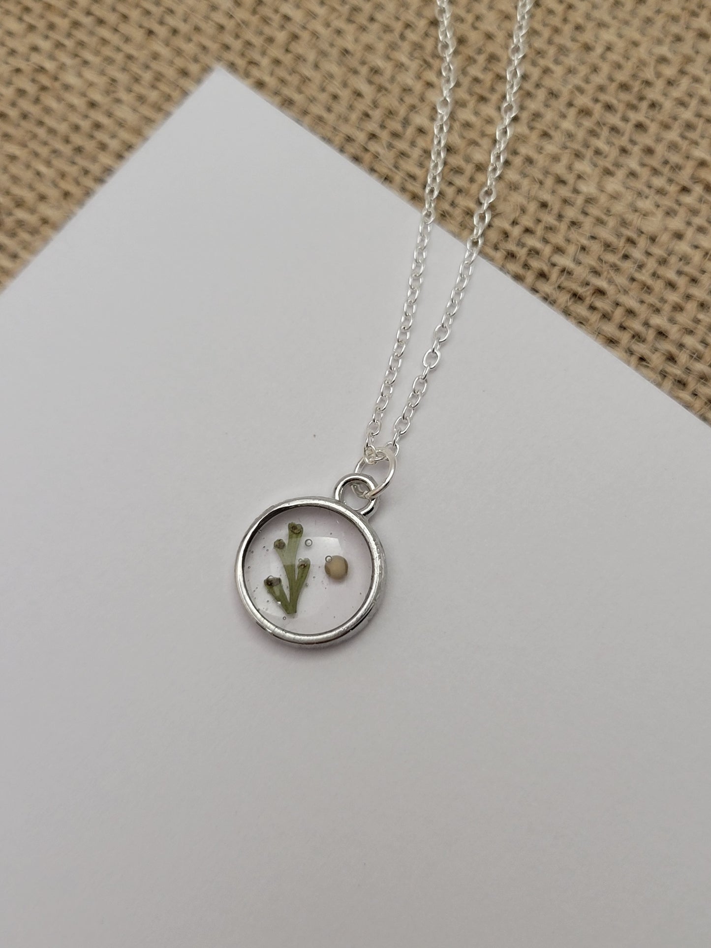 Silver Mustard Seed Necklace