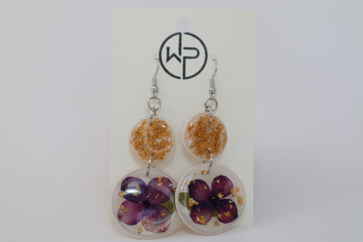Silver Hook Dangle Earrings