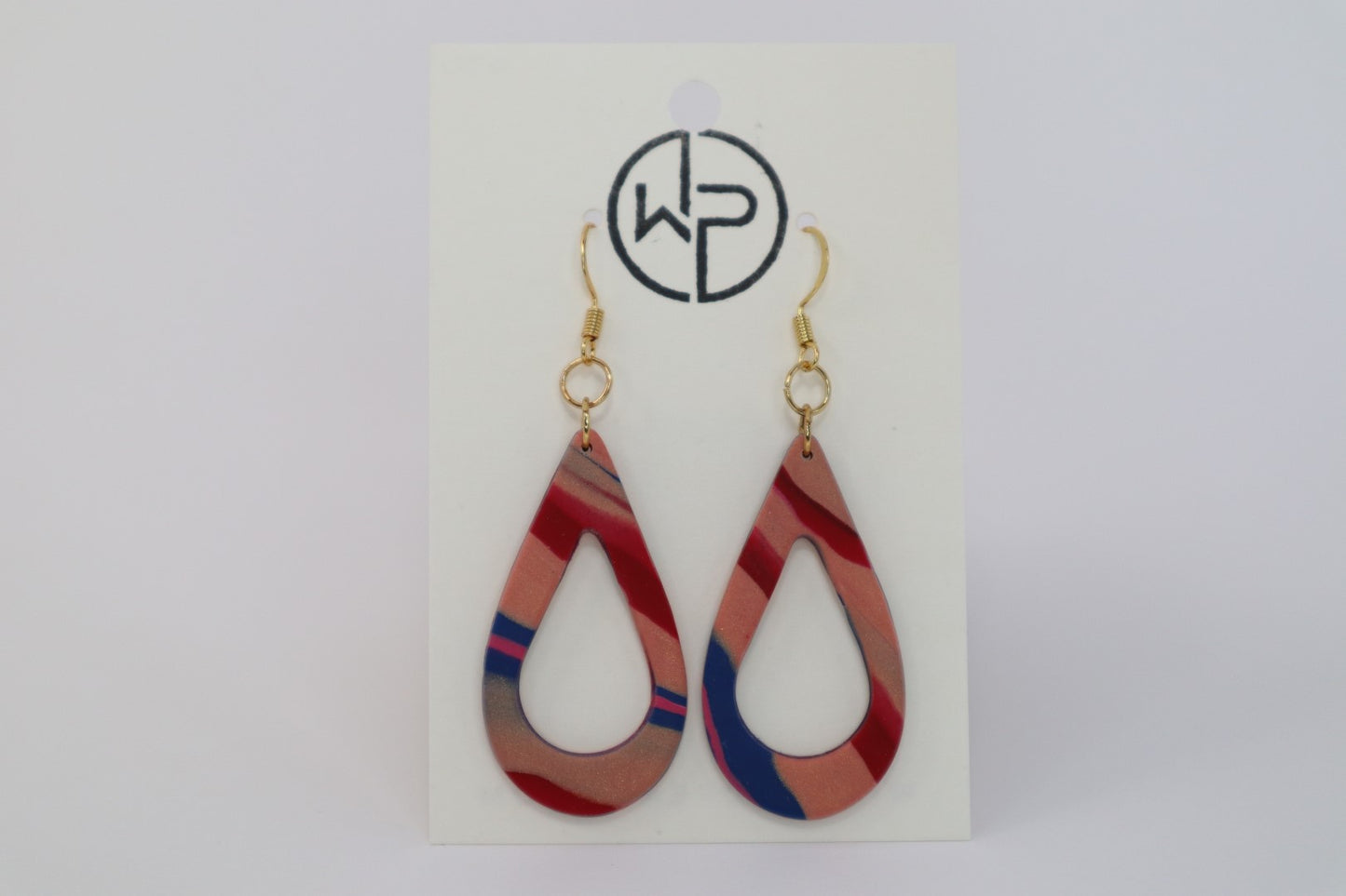 Gold Hook Dangle Earrings