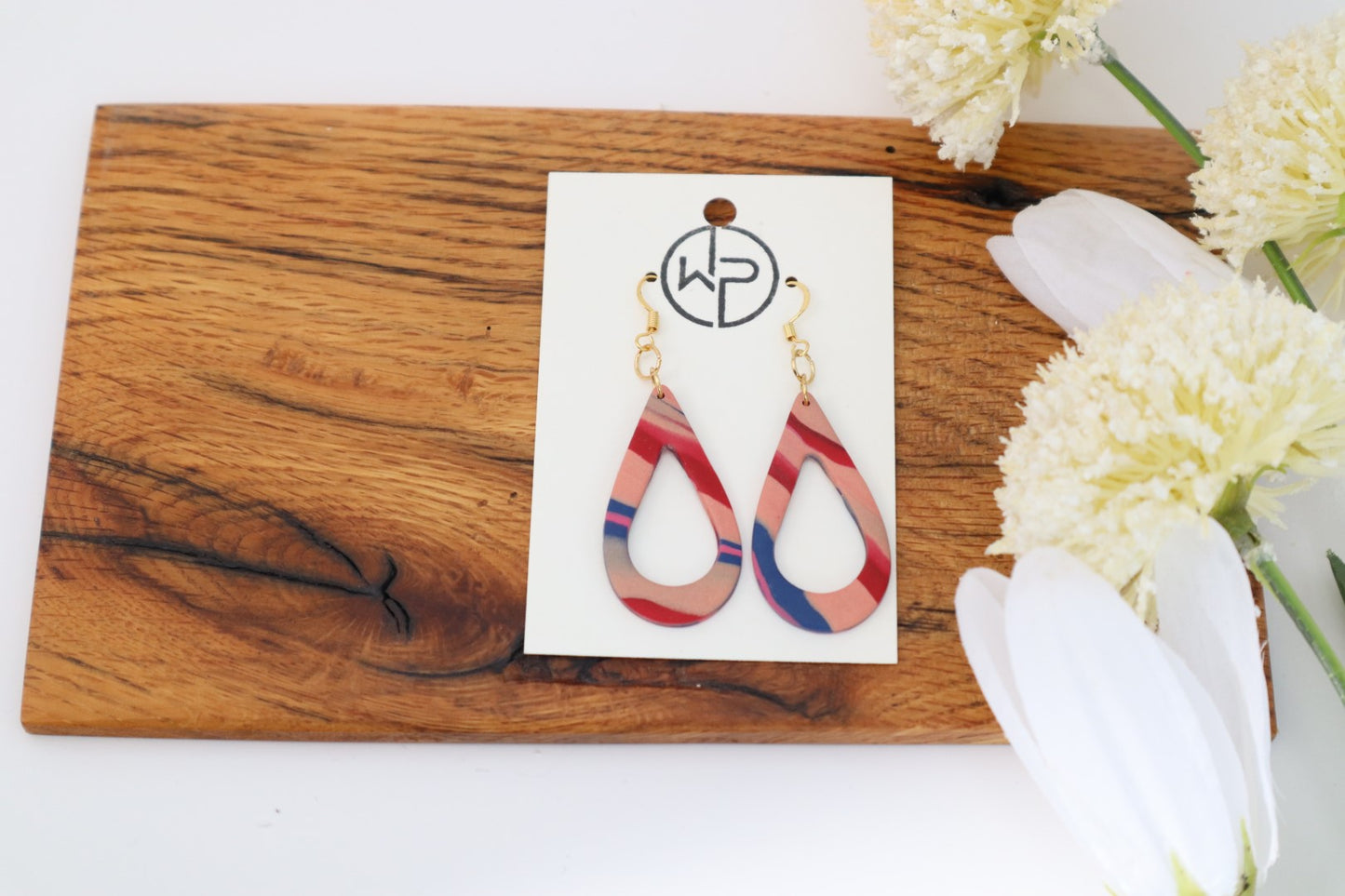 Gold Hook Dangle Earrings