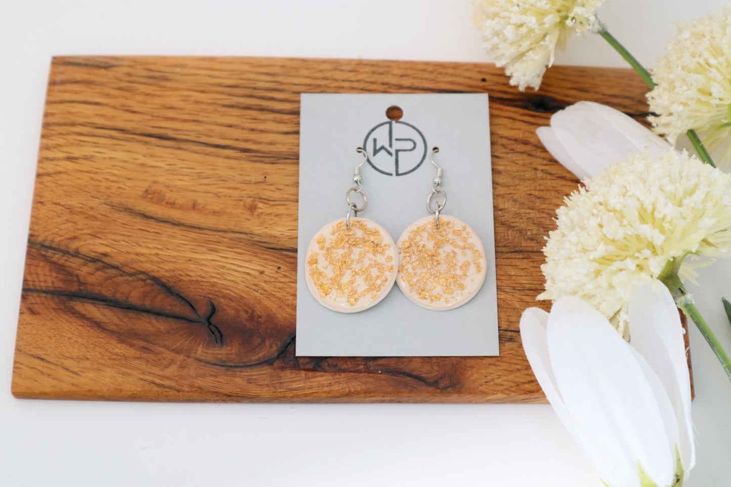 Silver Hook Dangle Earrings