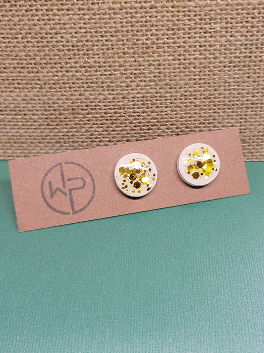 Gold Resin Studs