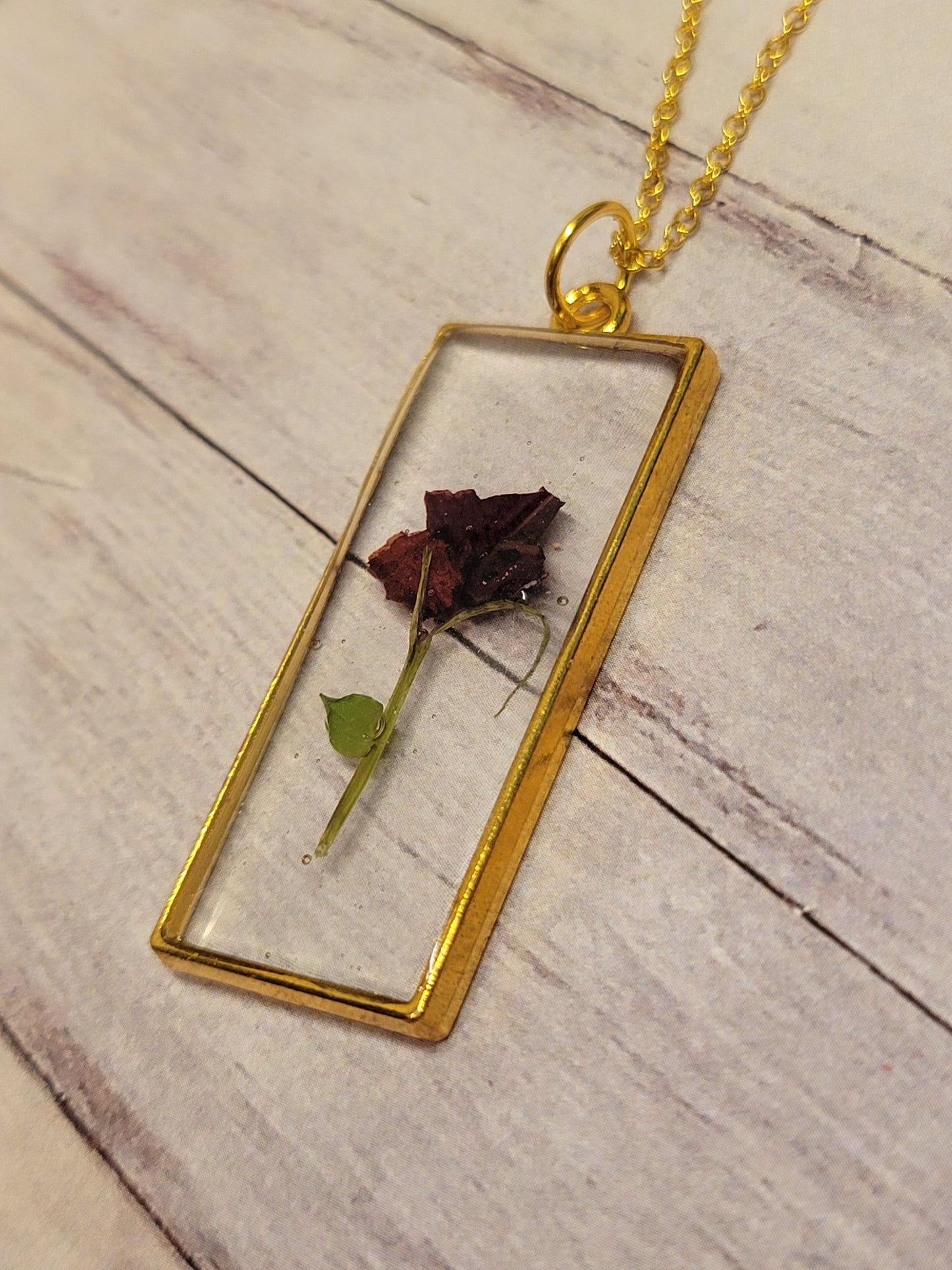 Single Rose Necklace